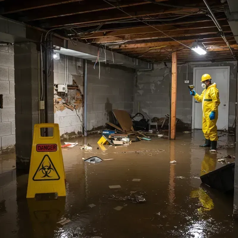 Flooded Basement Electrical Hazard in York County, PA Property